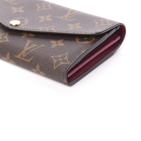 louis vuitton sarah wallet fuchsia|LOUIS VUITTON Monogram Sarah Wallet NM Fuchsia.